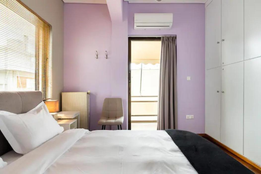 Βright Walled Designed Apt In Glyfada Center Athens Luaran gambar